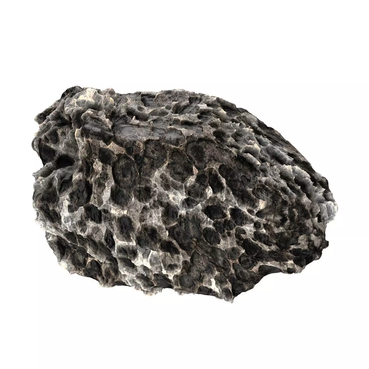 Volcanic Rock 10 Low-poly 3D model_0