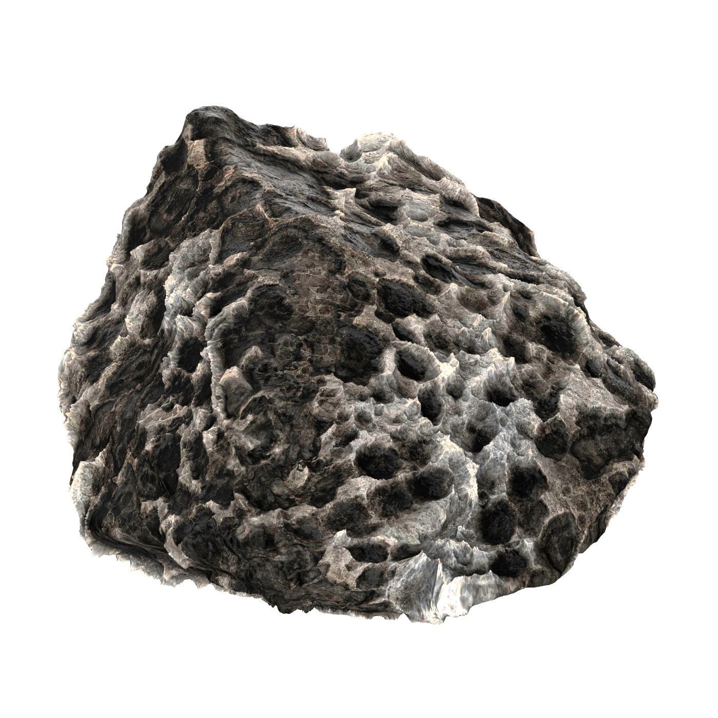 Volcanic Rock 10 Low-poly 3D model_1