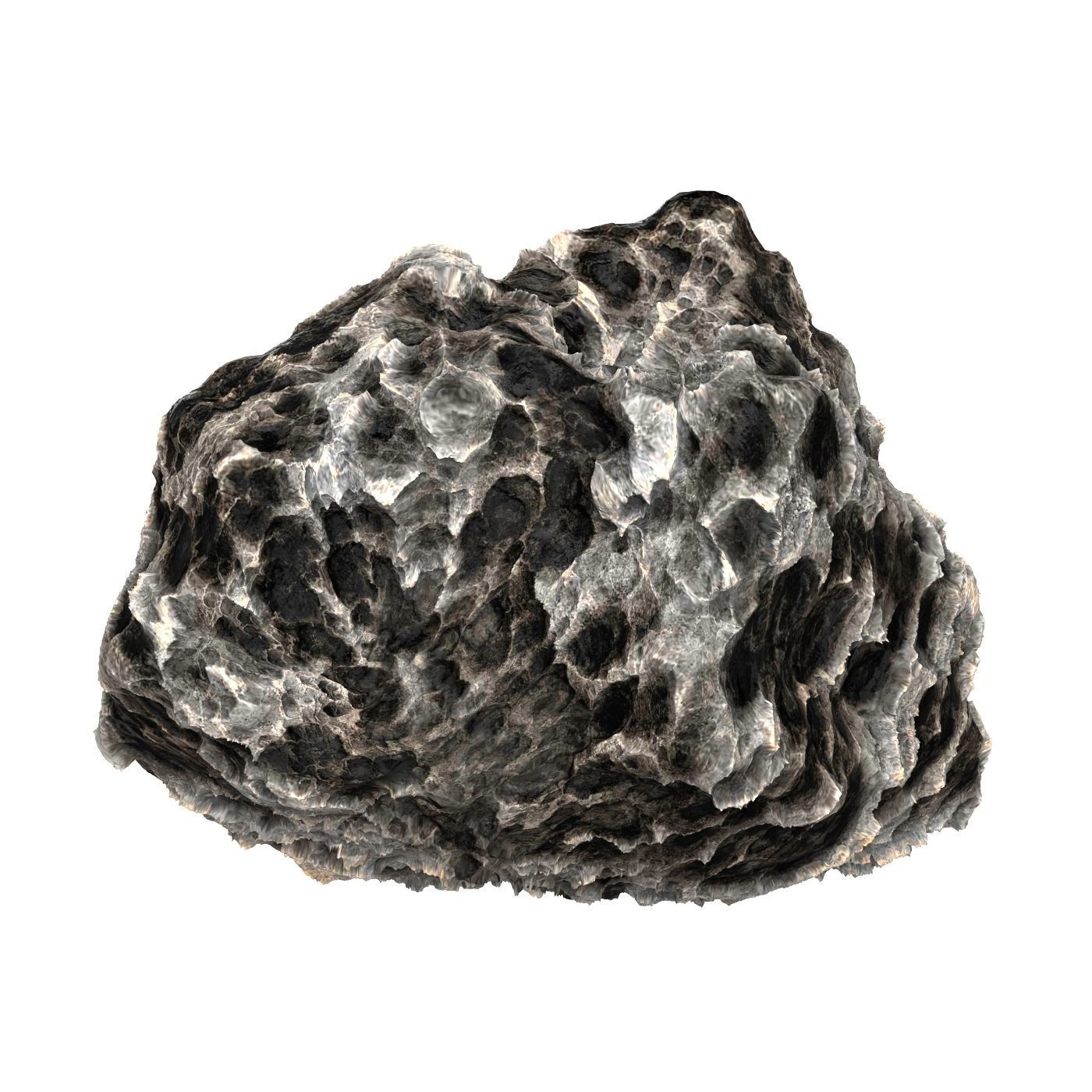 Volcanic Rock 10 Low-poly 3D model_2