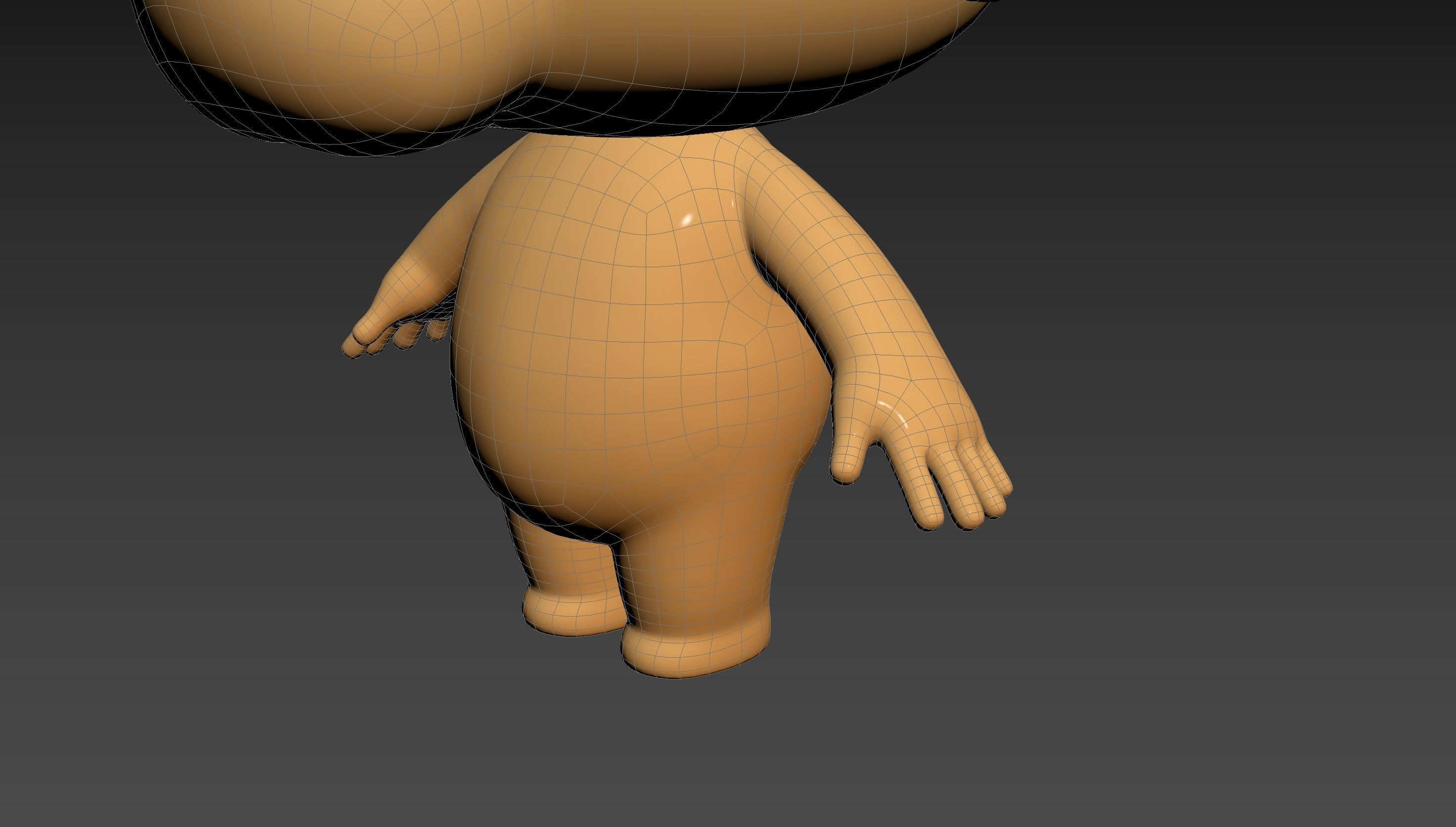 Character207 Golden Retriever Dog 3D model_25