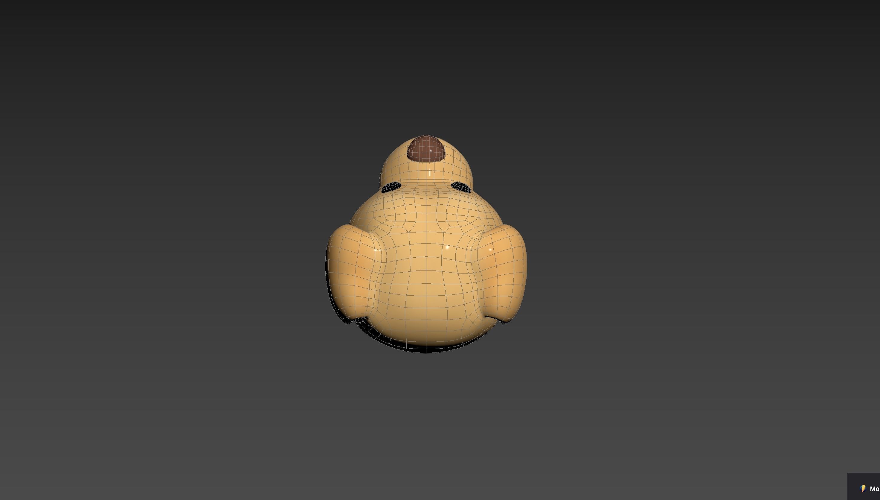 Character207 Golden Retriever Dog 3D model_20