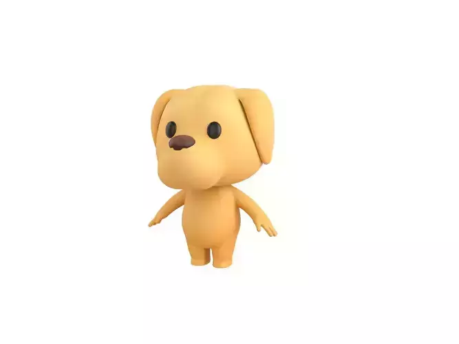 Character207 Golden Retriever Dog