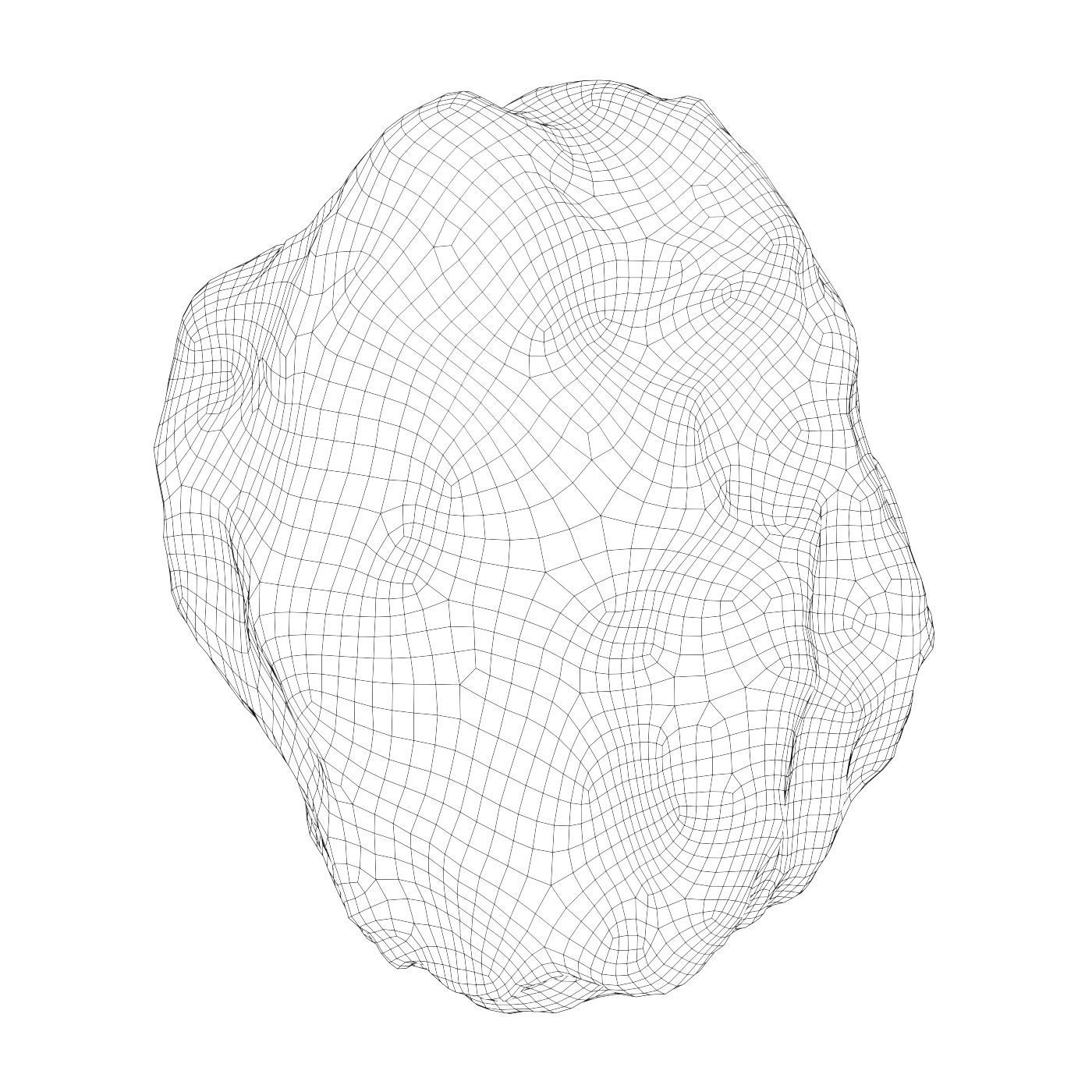 Volcanic Rock 11 Low-poly 3D model_4