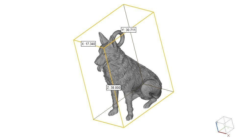 Dog Pendant 3D print model_7