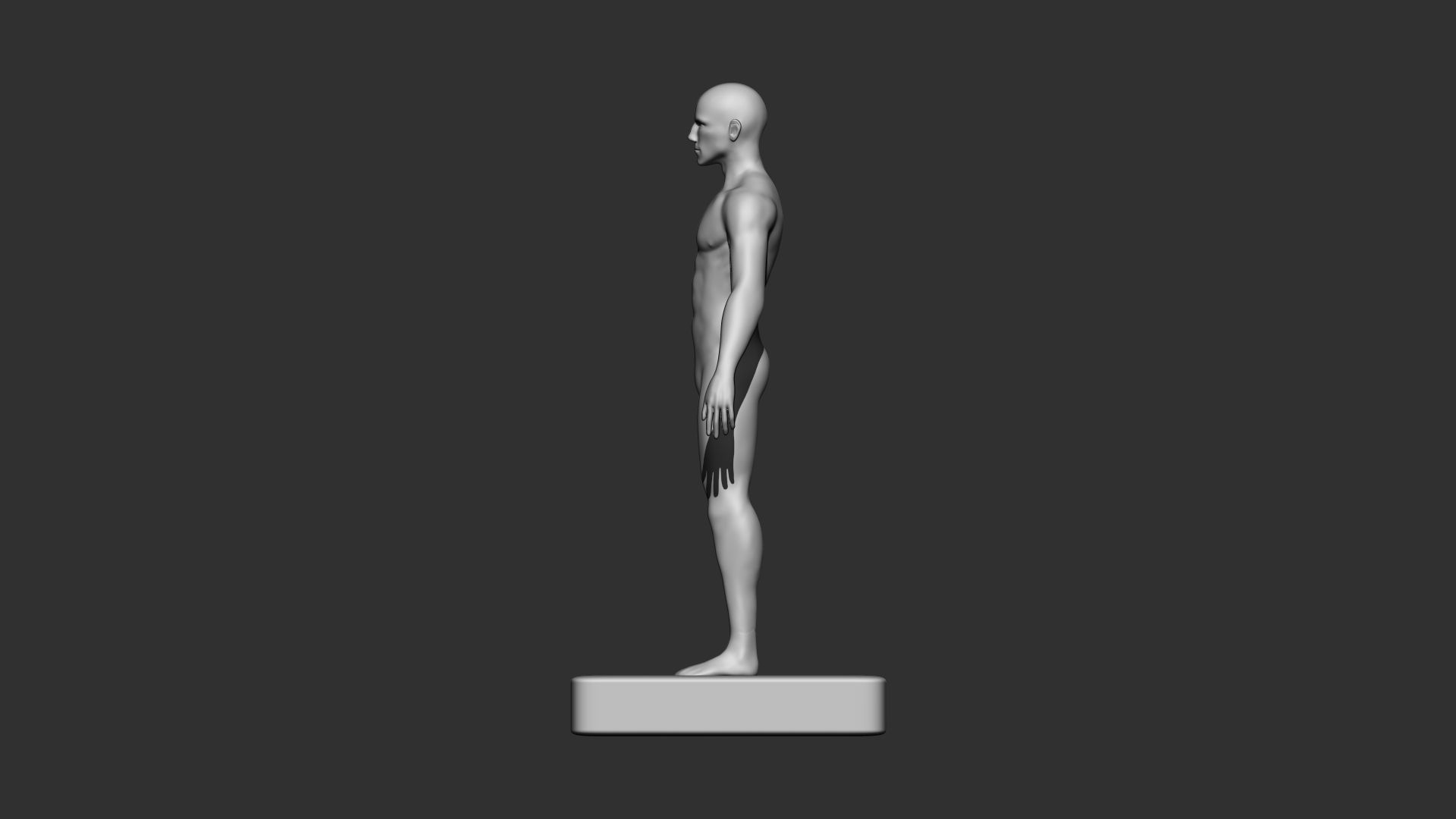 Male body3d print 3D model_1