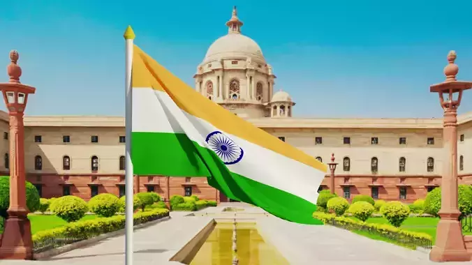 Animated Indian Flag