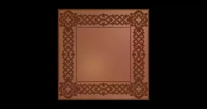 Square Frame 3D print model