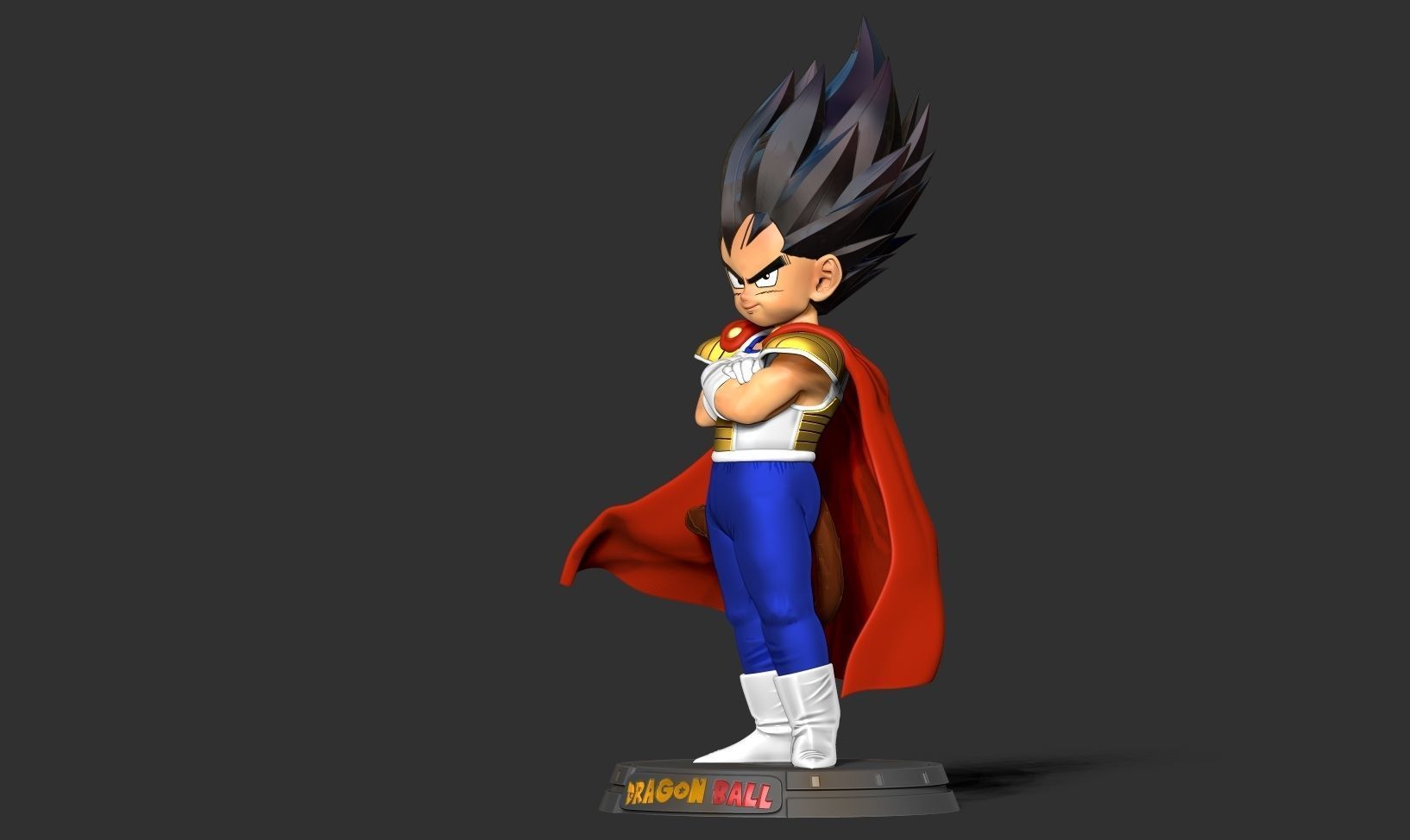 Kid Vegeta 3D print model_12