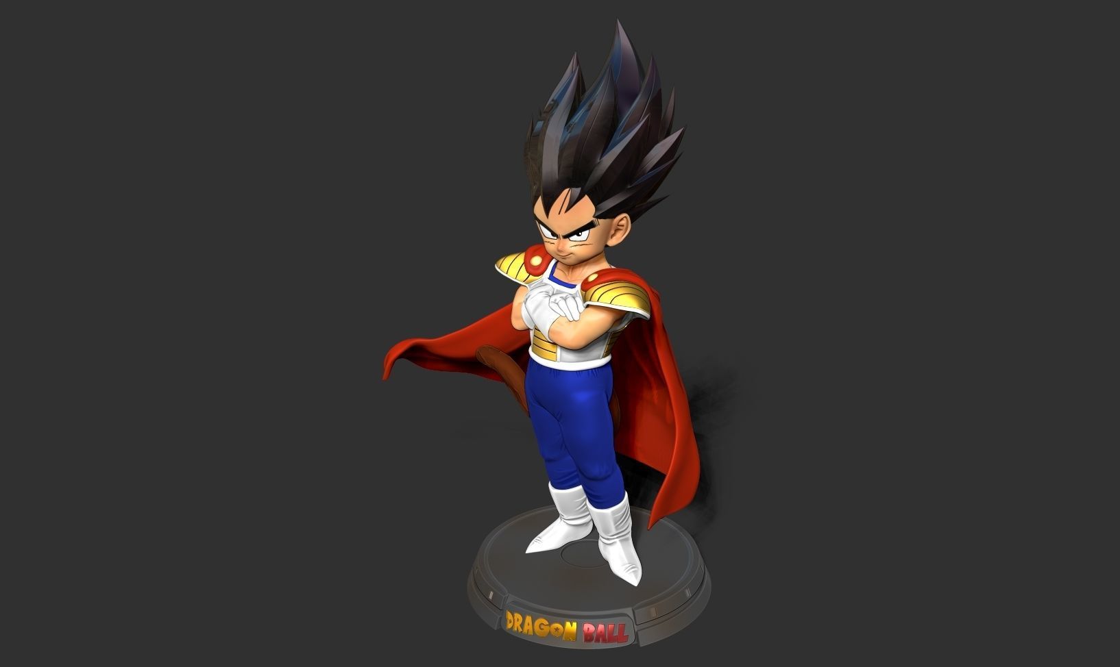 Kid Vegeta 3D print model_18