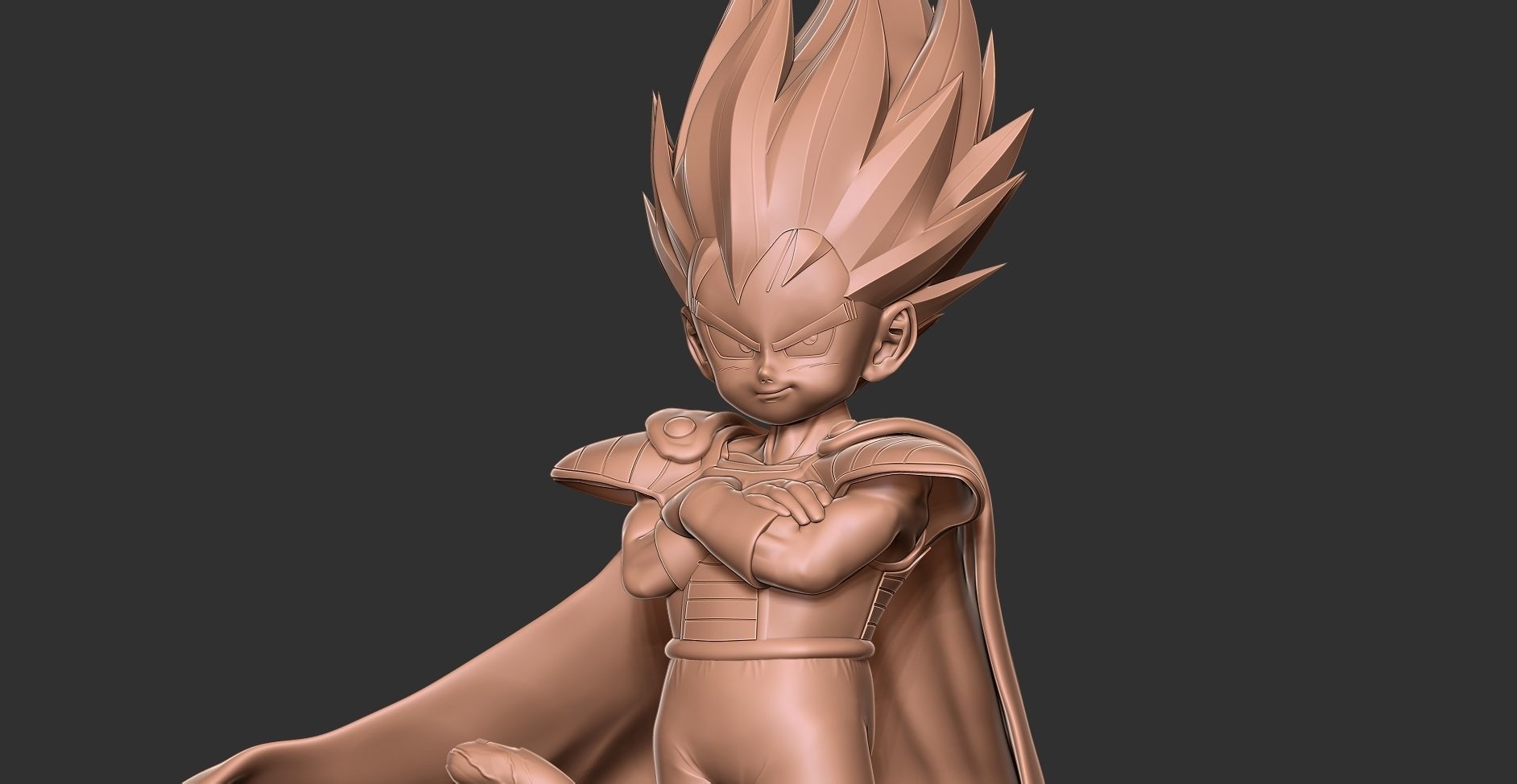 Kid Vegeta 3D print model_8