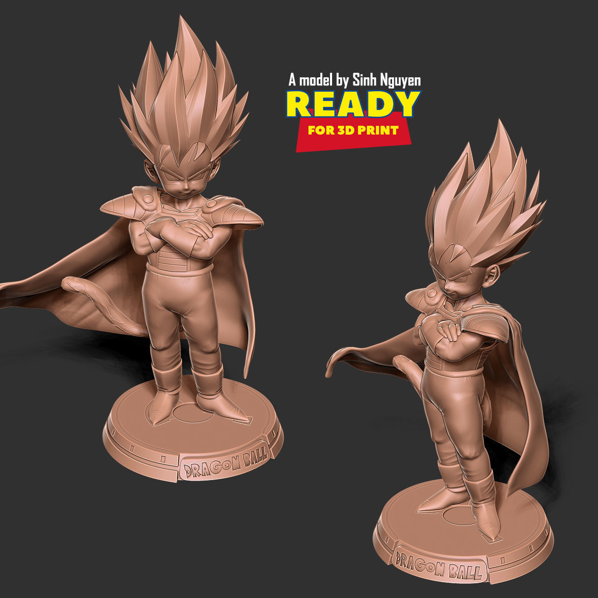 Kid Vegeta 3D print model_5