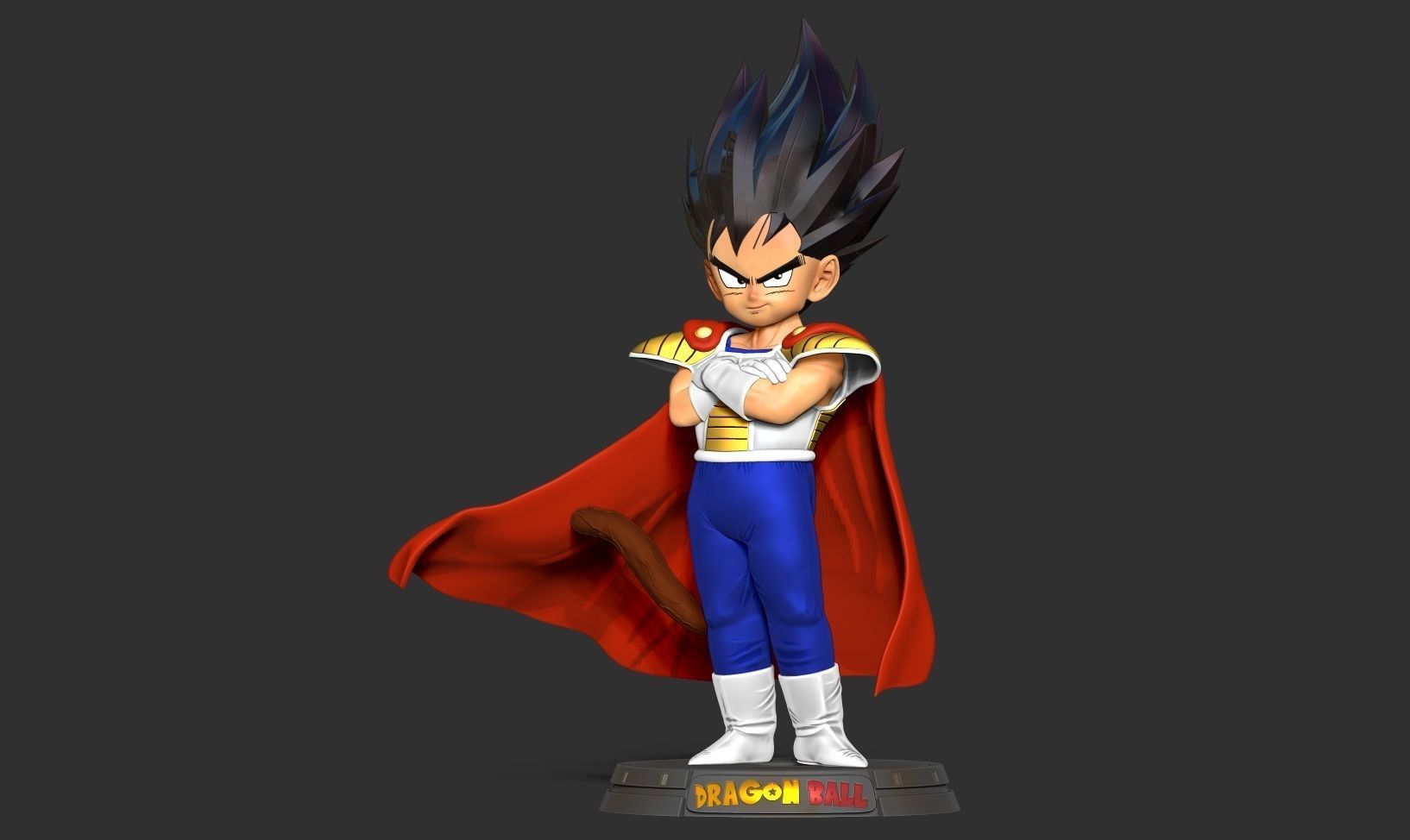Kid Vegeta 3D print model_10