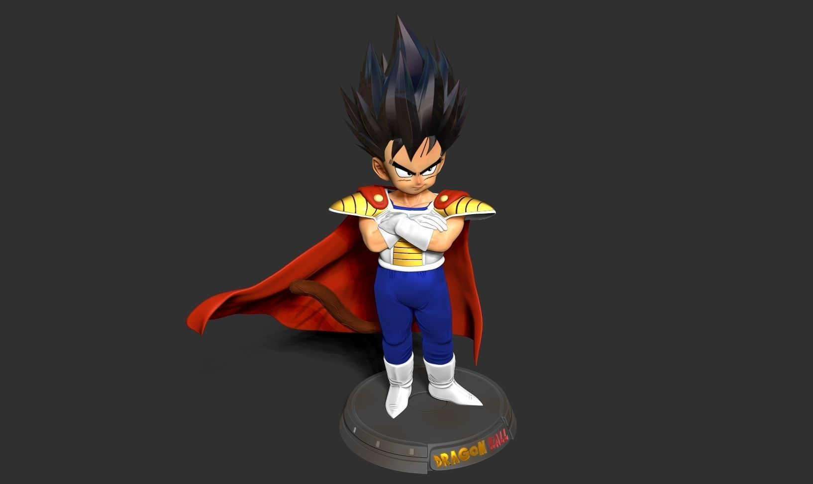 Kid Vegeta 3D print model_16