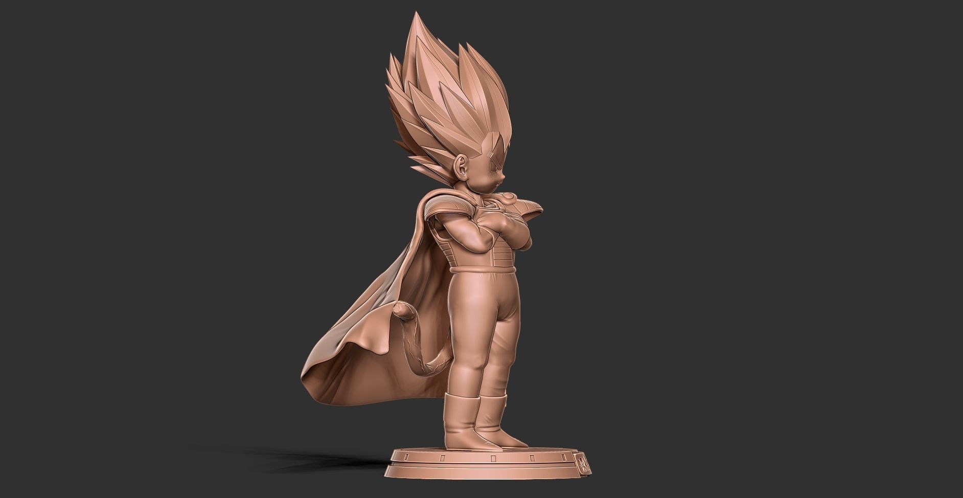 Kid Vegeta 3D print model_13