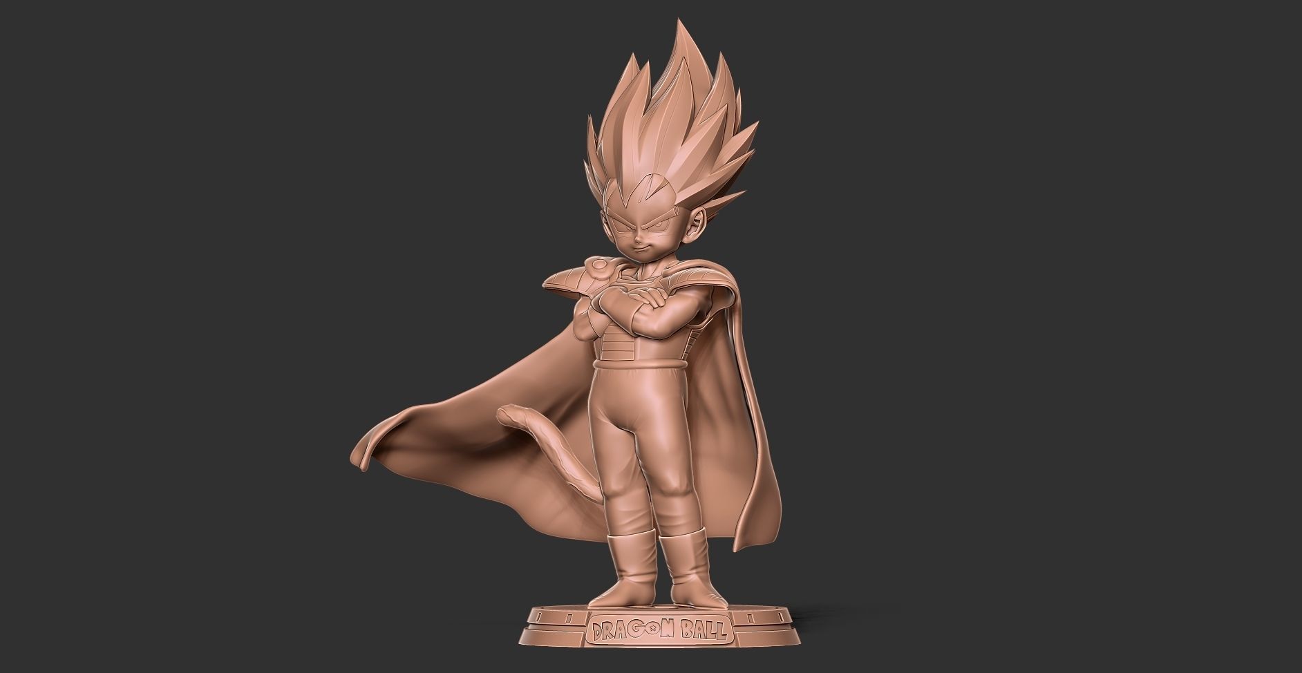 Kid Vegeta 3D print model_11