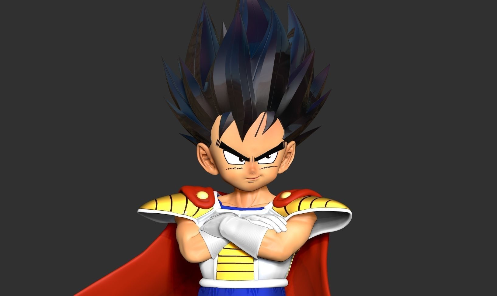 Kid Vegeta 3D print model_4
