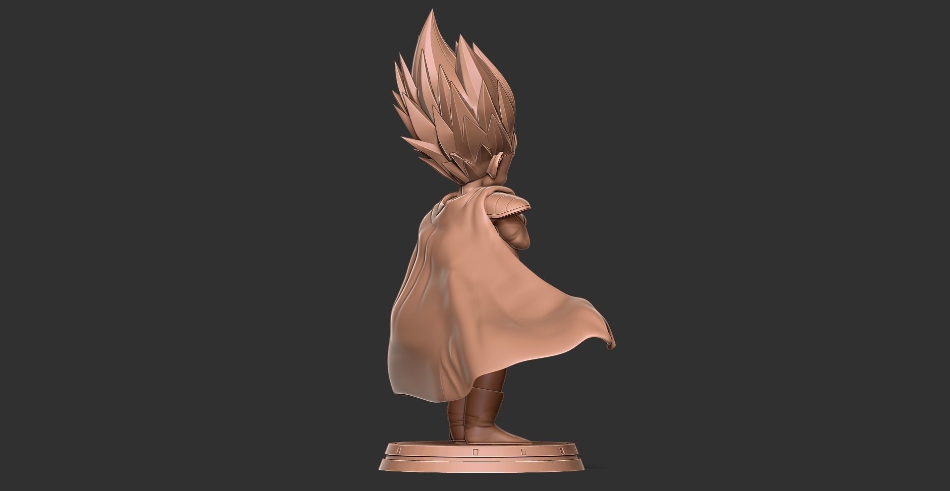 Kid Vegeta 3D print model_9