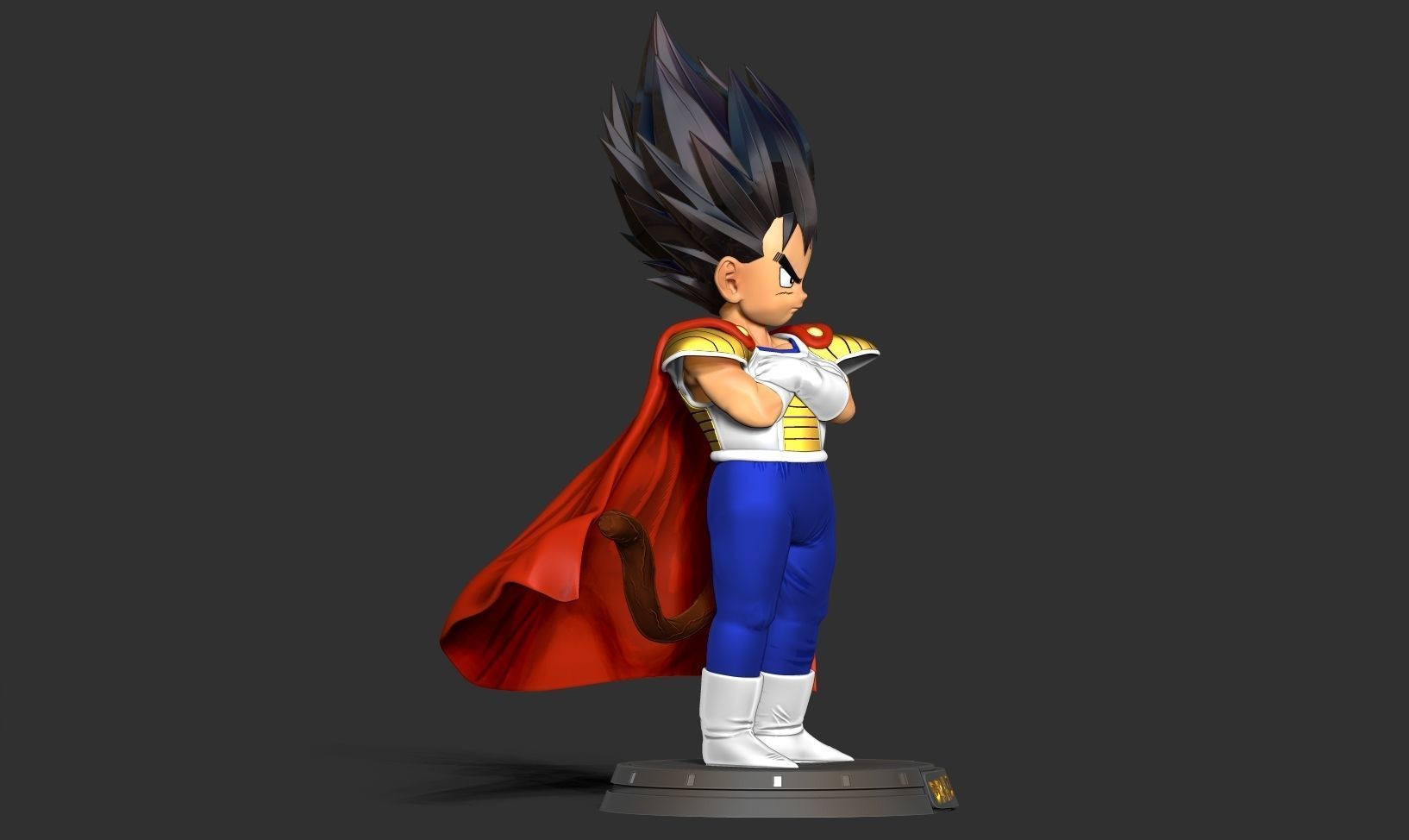 Kid Vegeta 3D print model_14