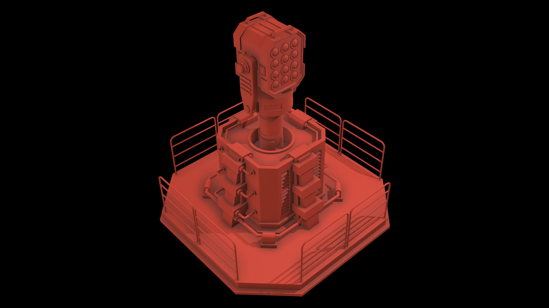Rusty Turret-1-V1 3D model_12