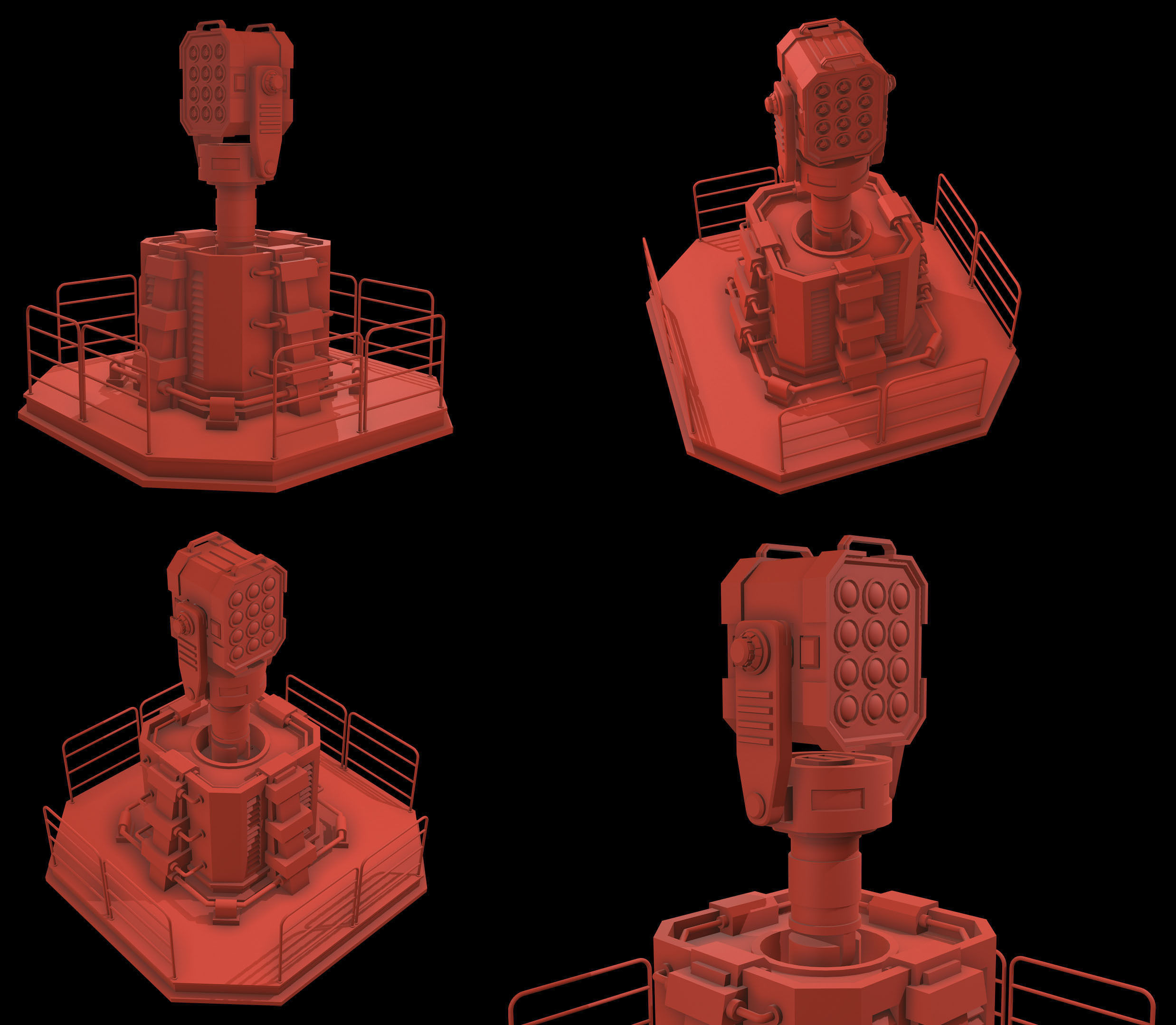 Rusty Turret-1-V1 3D model_14