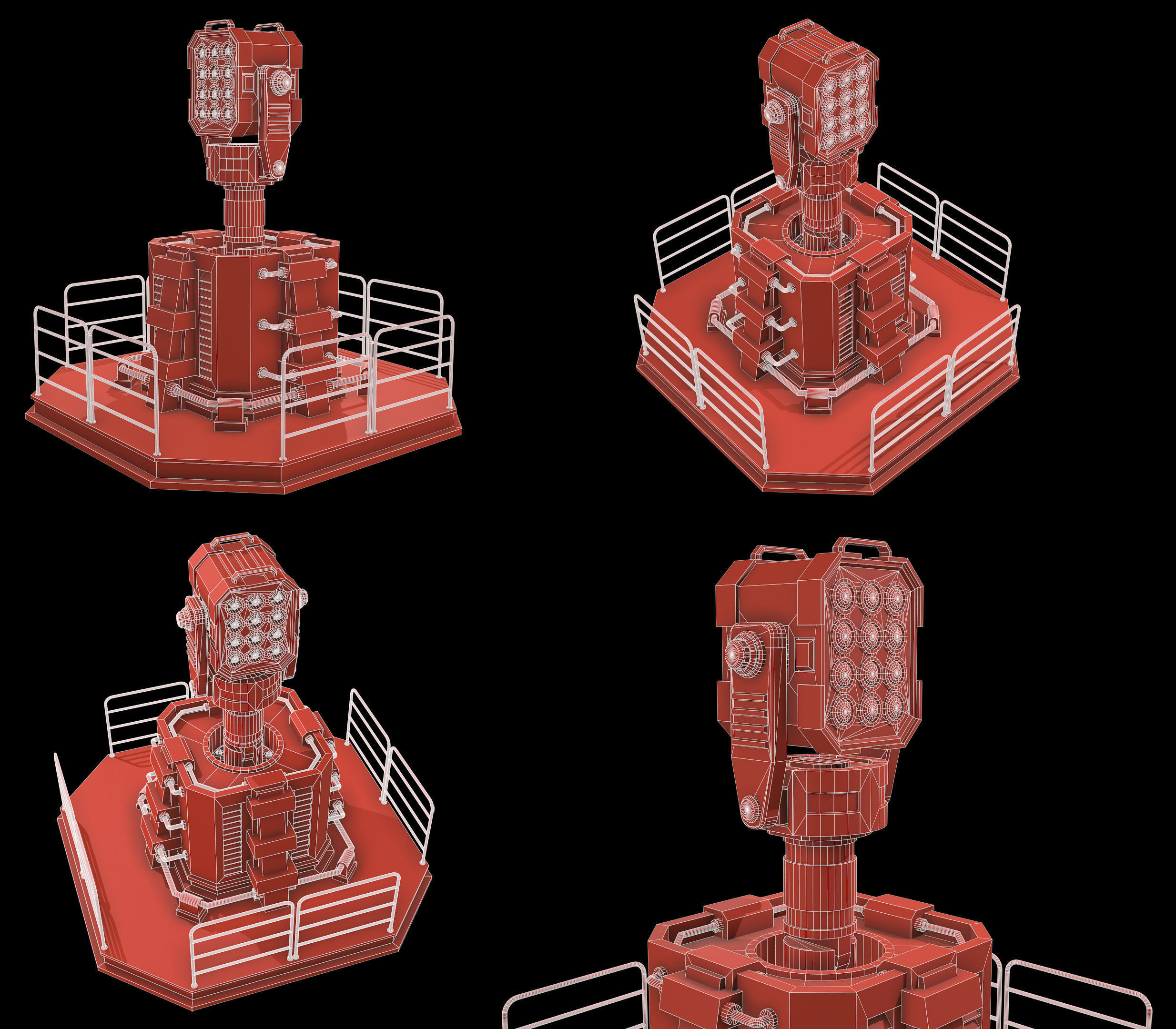 Rusty Turret-1-V1 3D model_21
