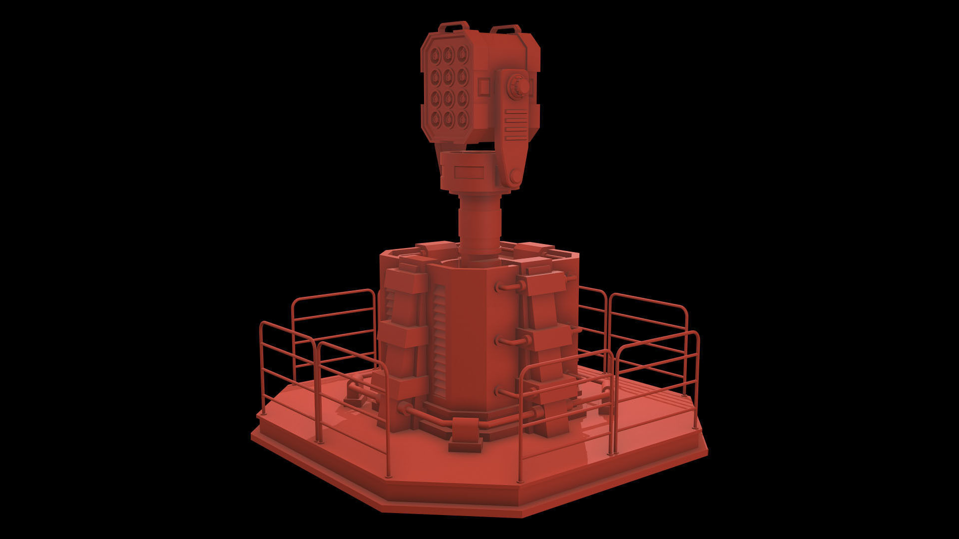 Rusty Turret-1-V1 3D model_10