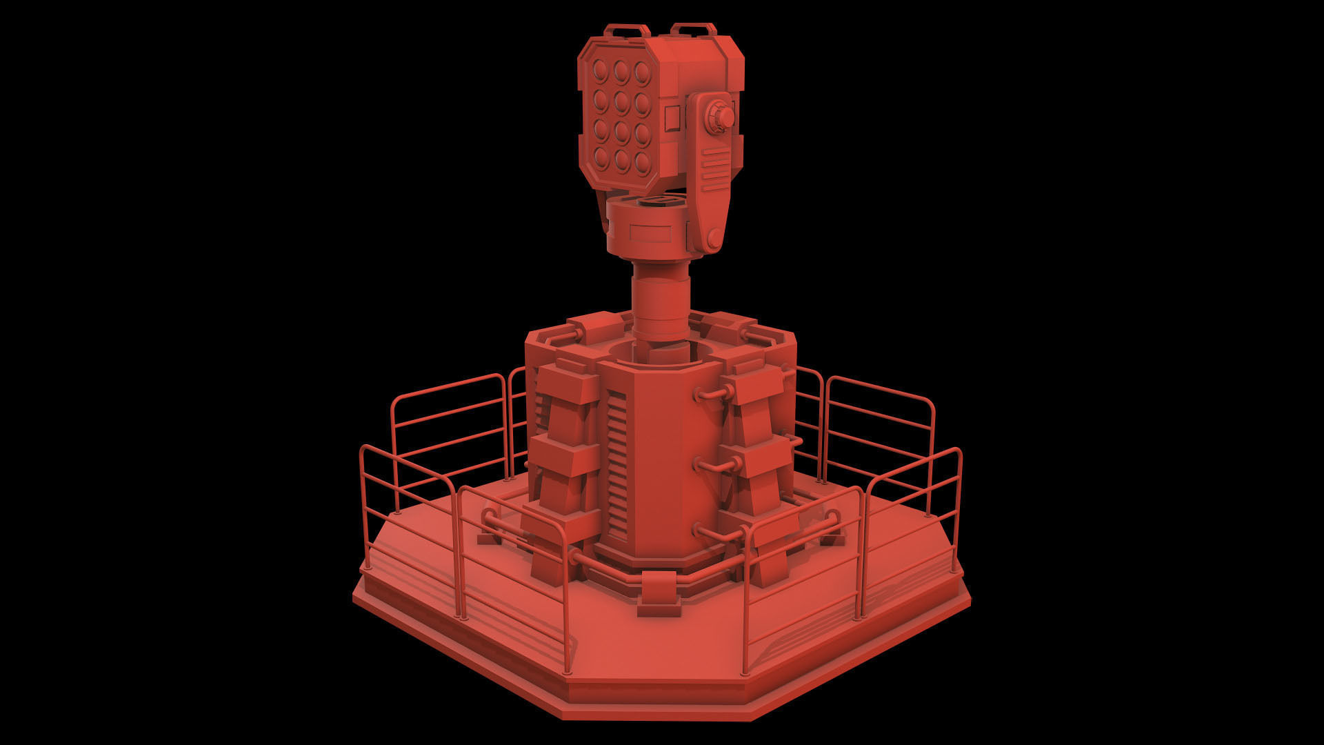 Rusty Turret-1-V1 3D model_22