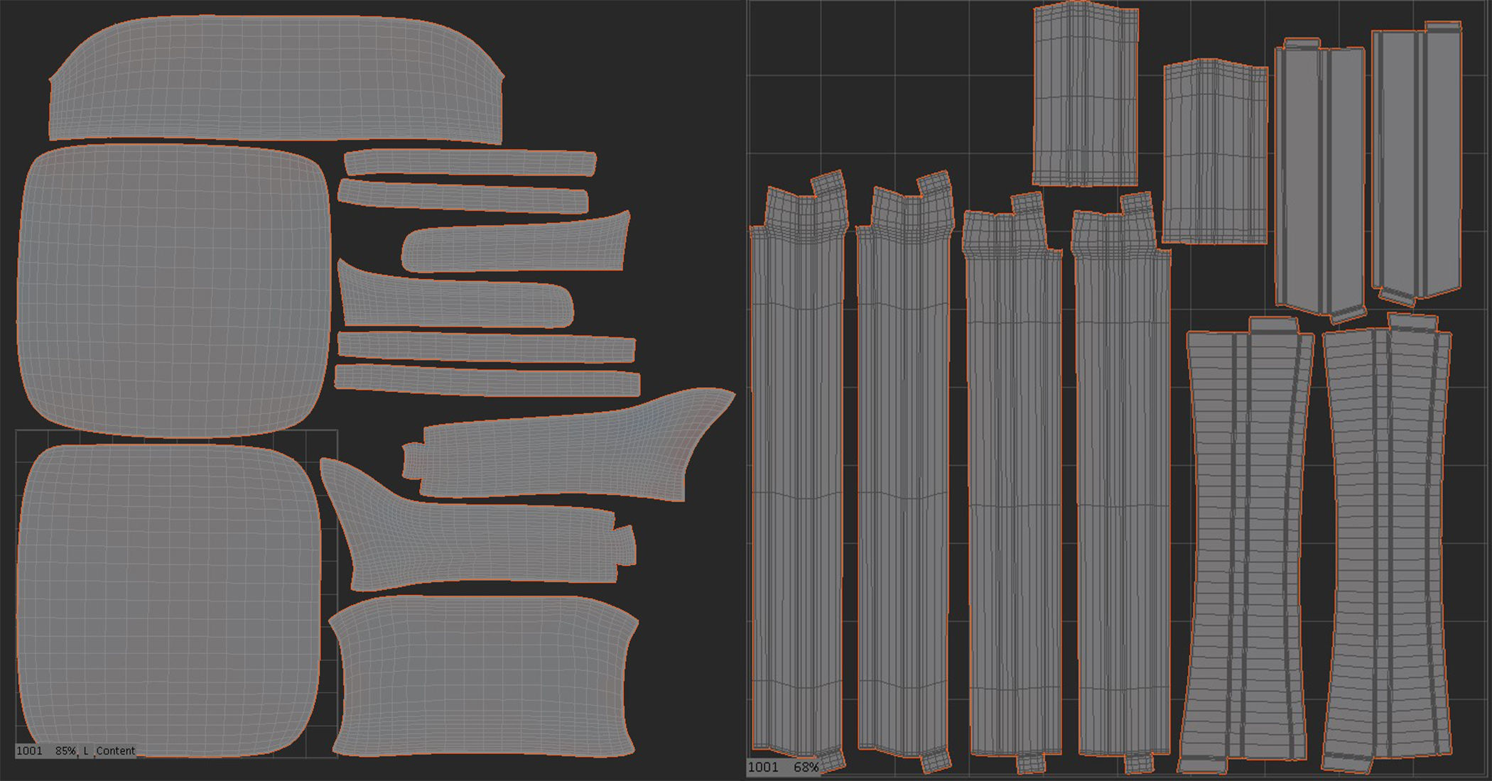 Article Savis Gray Dining Chair 3D model_9