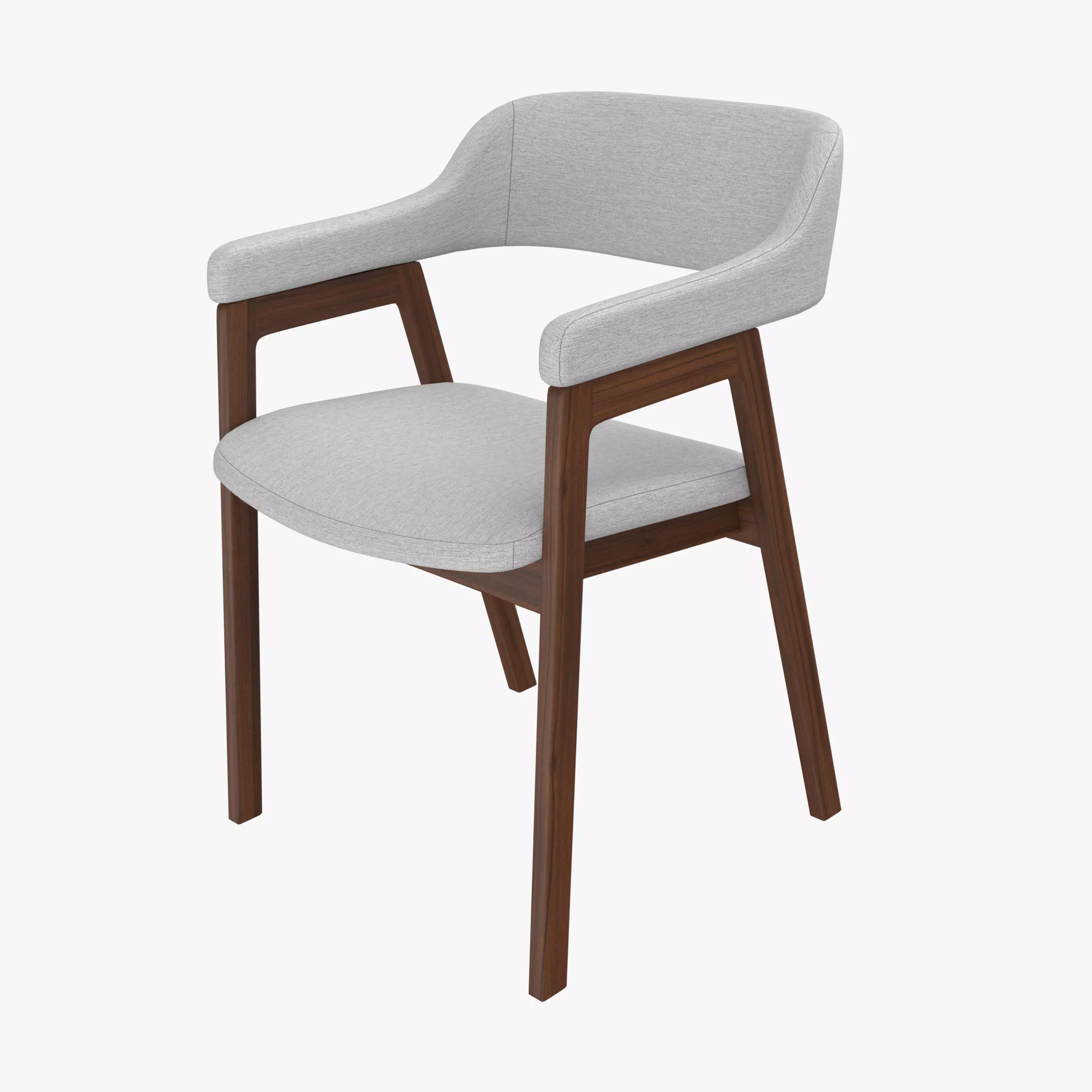 Article Savis Gray Dining Chair 3D model_0