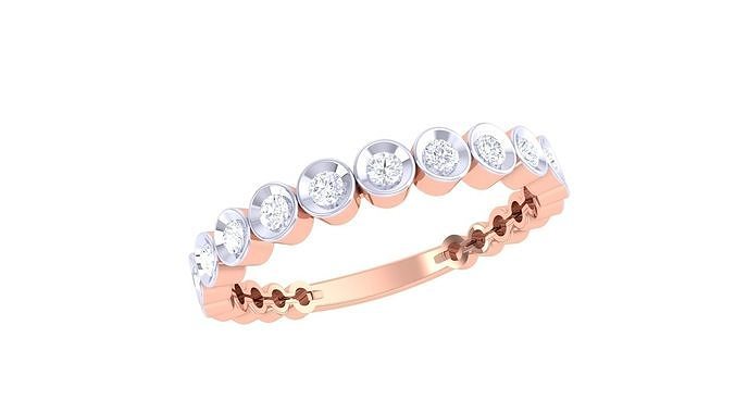 Women Engagement Wedding Rings 3D print model