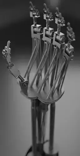 Mechanical High Poly Hand