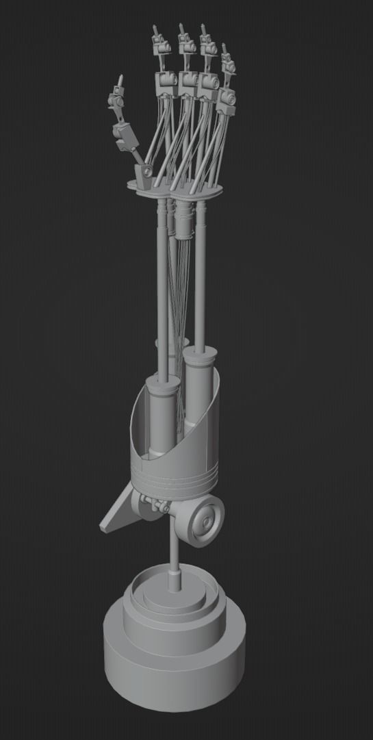 Mechanical High Poly Hand 3D model | CGTrader