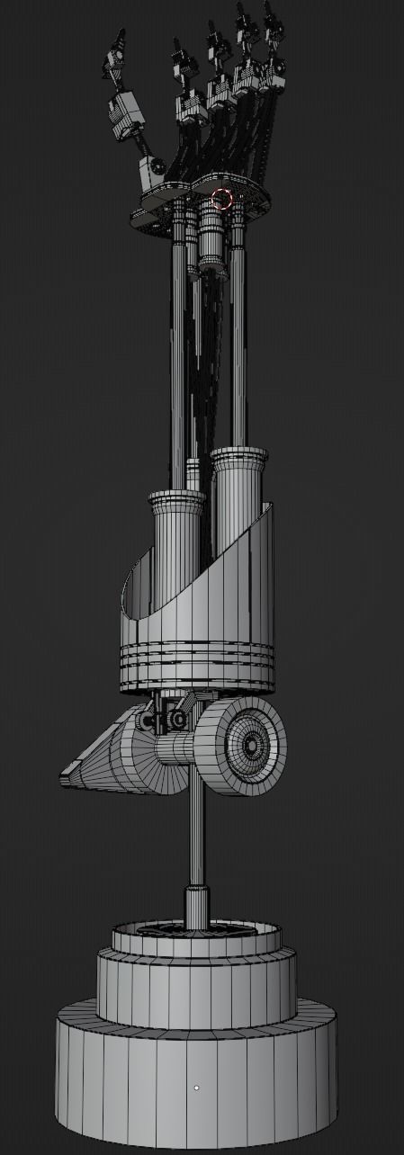 Mechanical High Poly Hand 3D model | CGTrader