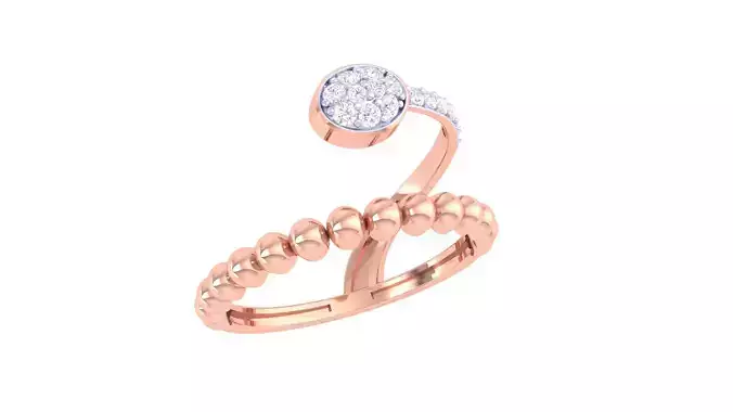Women Engagement Wedding ByPass Band Rings