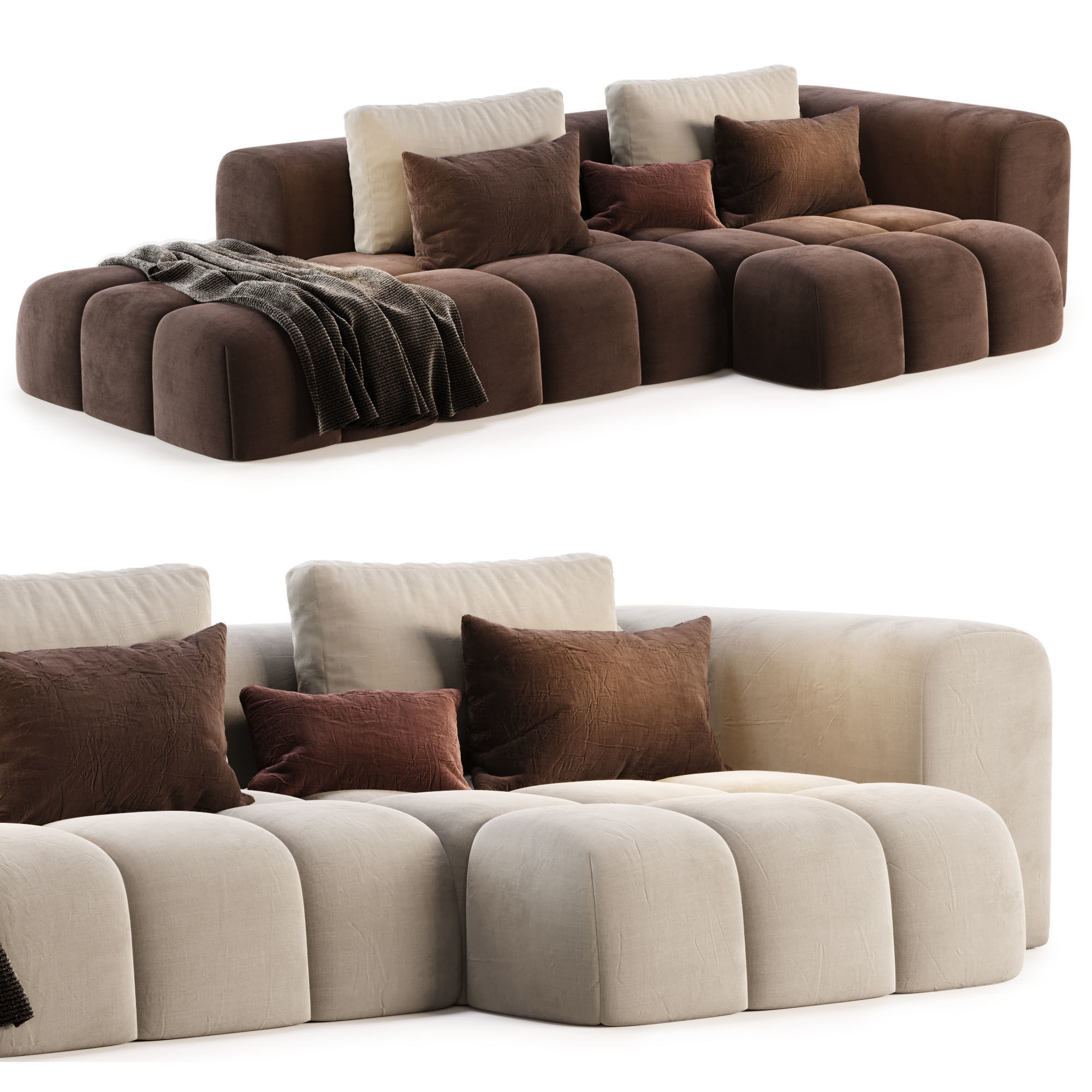 SHAMARA SOFA by Noho Home 3D model_2