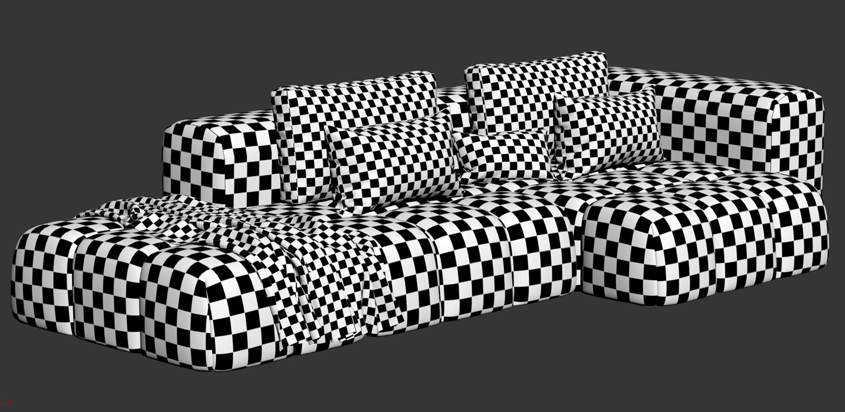 SHAMARA SOFA by Noho Home 3D model_7