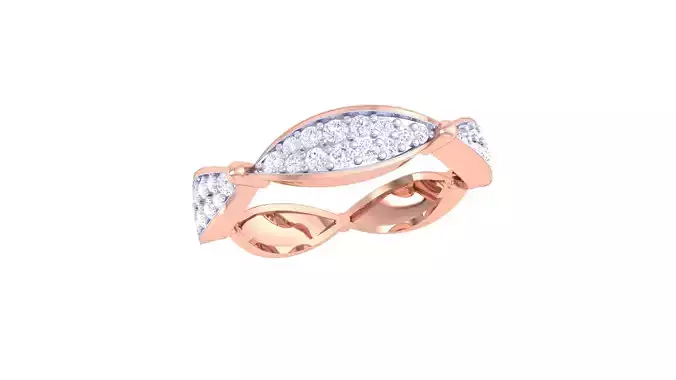 Women Engagement Wedding Double Band Rings