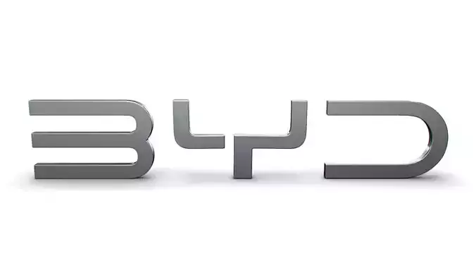 BYD logo 3D model