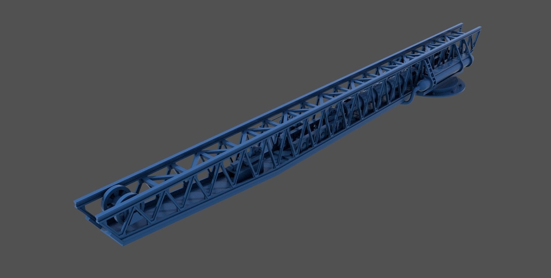 Italian navy WW2 catapult - Personal license - 1-200 scale 3D print model_2