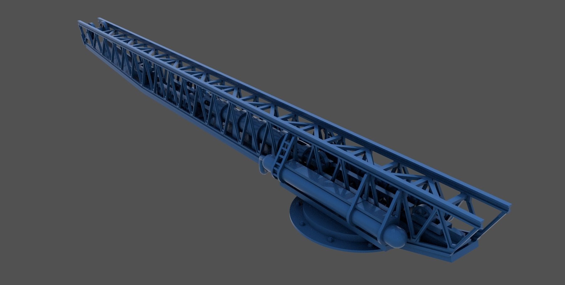 Italian navy WW2 catapult - Personal license - 1-200 scale 3D print model_4