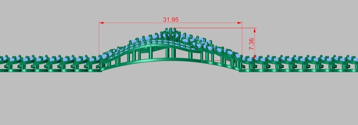 Exclusive Bracelet model 3D printable model 0055 3D print model_18