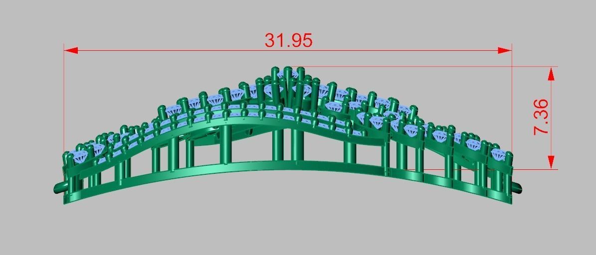 Exclusive Bracelet model 3D printable model 0055 3D print model_17
