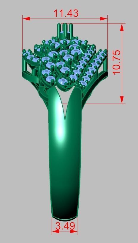 Ring 3D model0276 3D printable model  3D print model_10