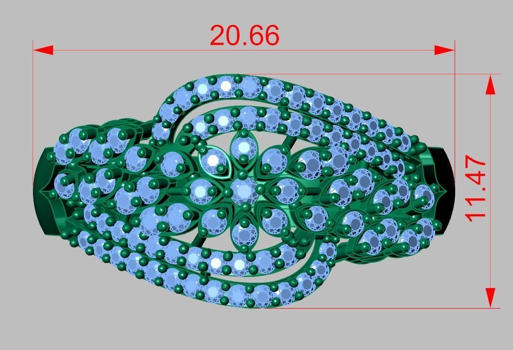 Ring 3D model0276 3D printable model  3D print model_11