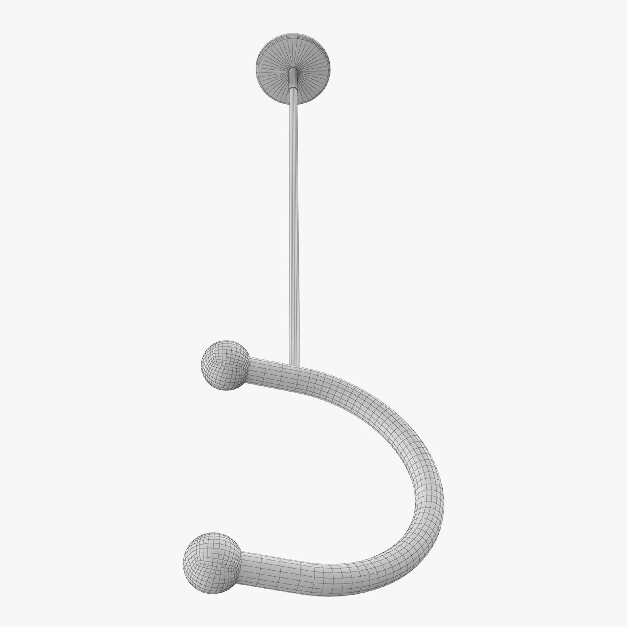 Bower Single Pendant C Light 3D model_7