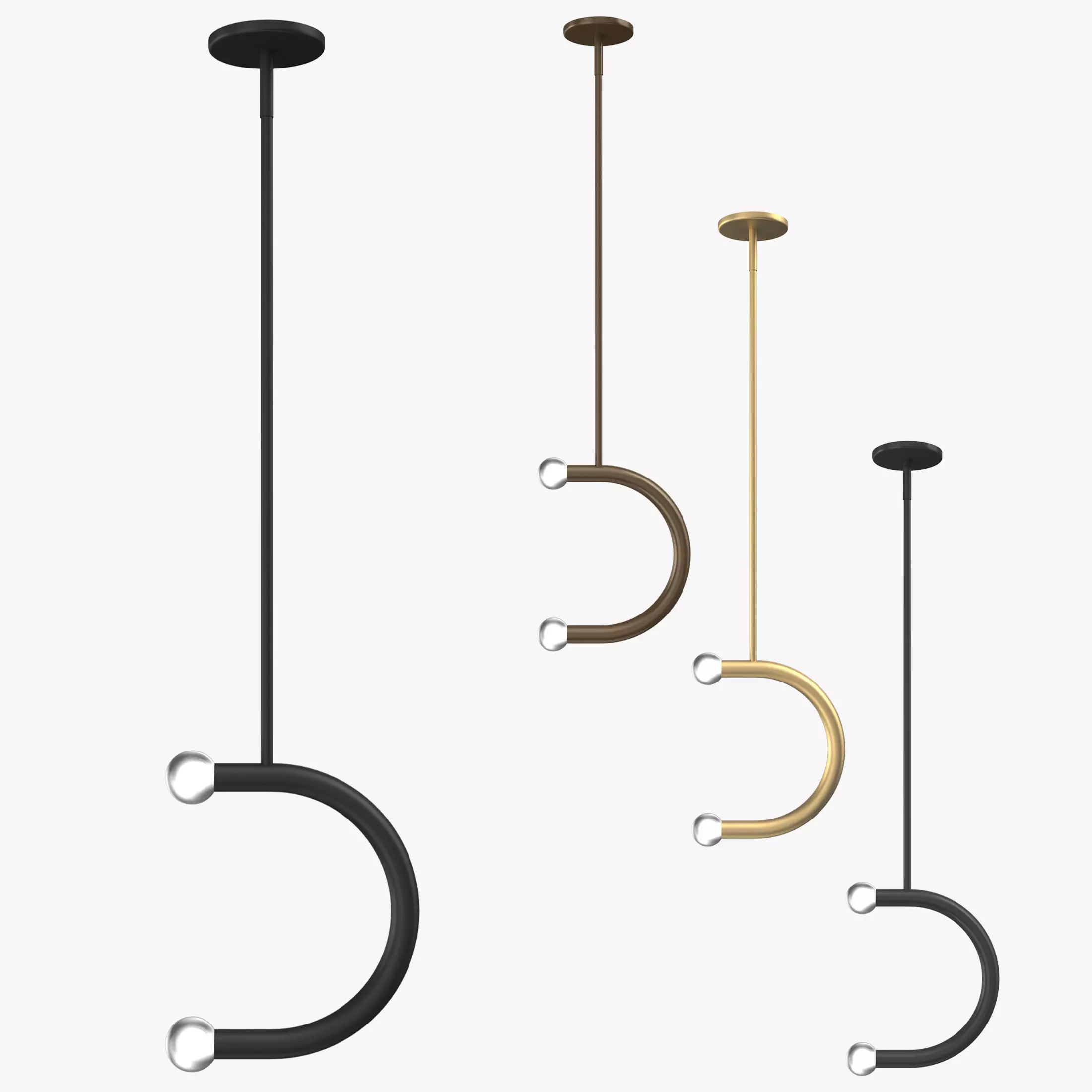 Bower Single Pendant C Light 3D model_0