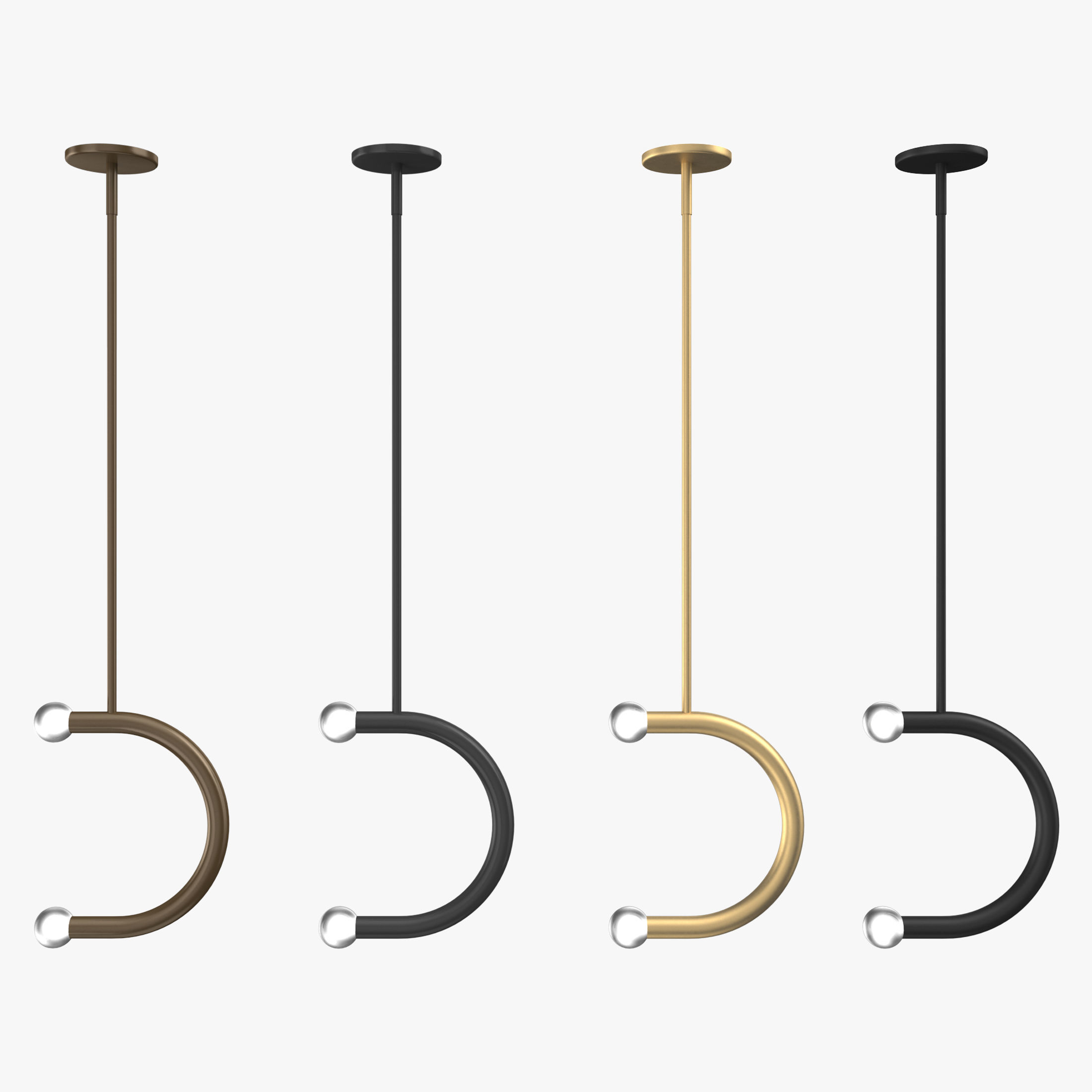 Bower Single Pendant C Light 3D model_5