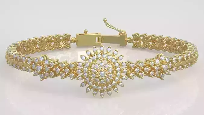 Exclusive Bracelet model 3D printable model 0057-7