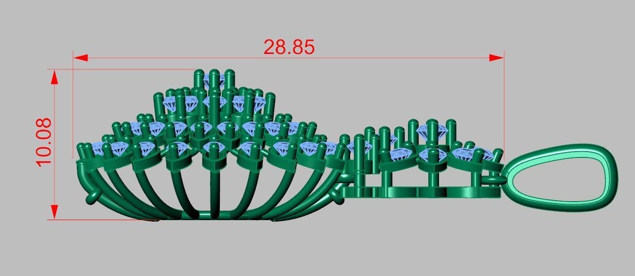 Exclusive Pendant model 3D 0192 printable model11 3D print model_8