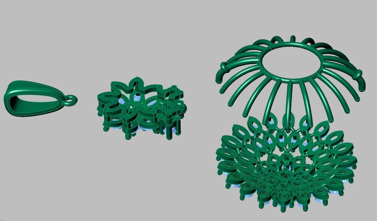 Exclusive Pendant model 3D 0192 printable model11 3D print model_11